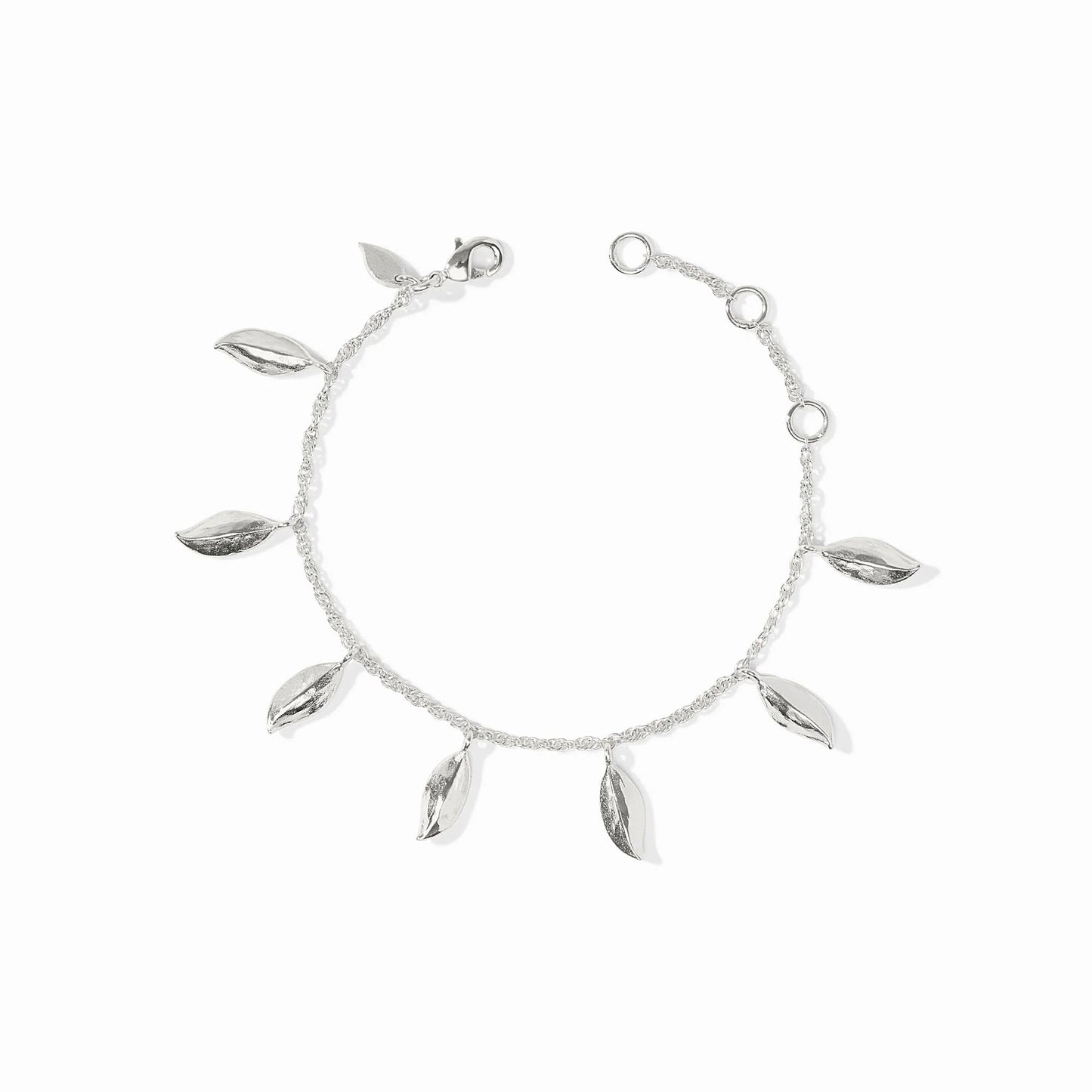 Julie Vos Willow Delicate Silver Charm Bracelet