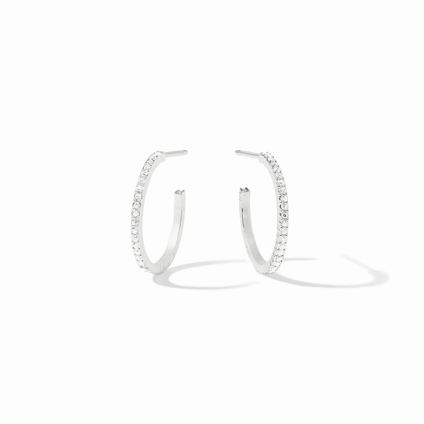 Julie Vos Windsor Hoop Silver Small