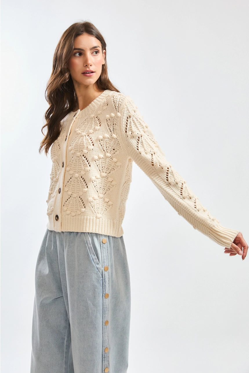 Sea Shell Knit Cardigan