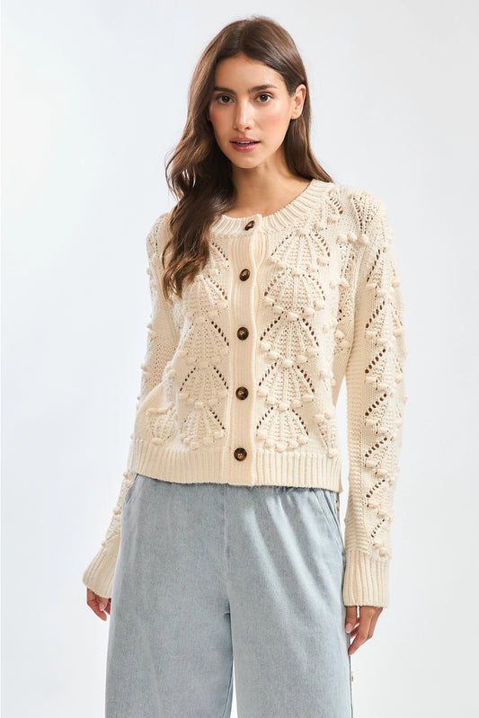 Sea Shell Knit Cardigan