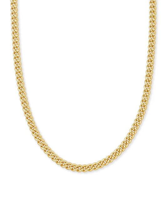 Kendra Scott Ace Chain Necklace in Gold