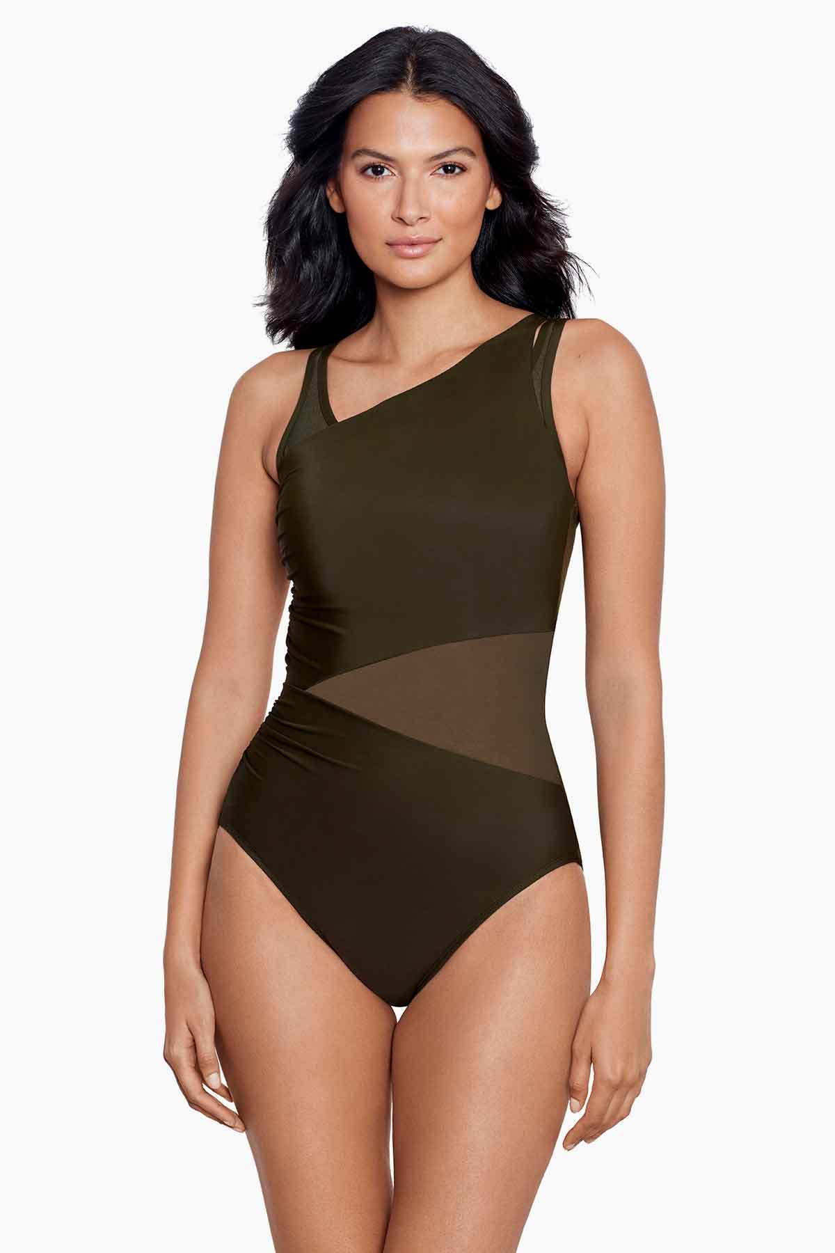 Miraclesuit Network Azura One Piece Swimsuit Nori