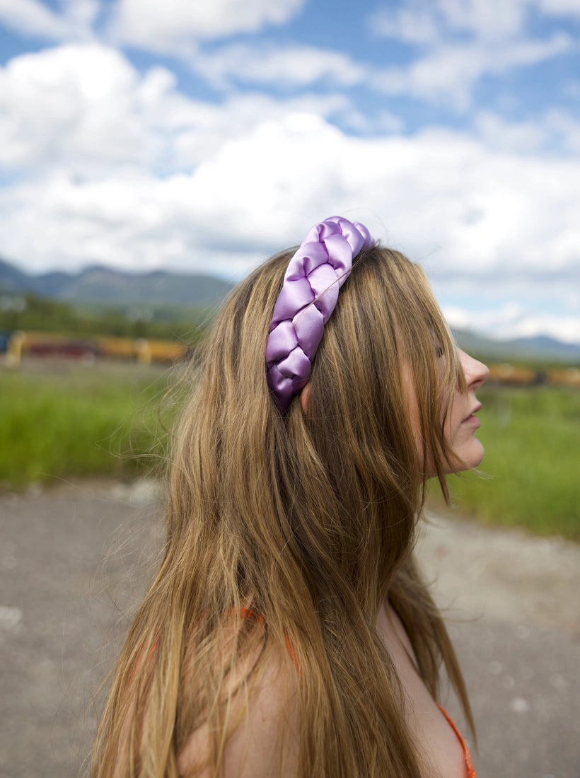 Braided Satin Halo Headband