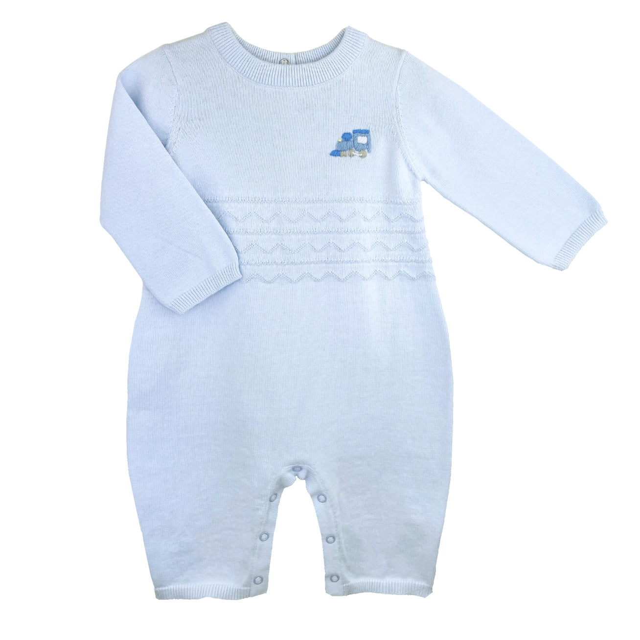 Baby Blue Train Knit Longall