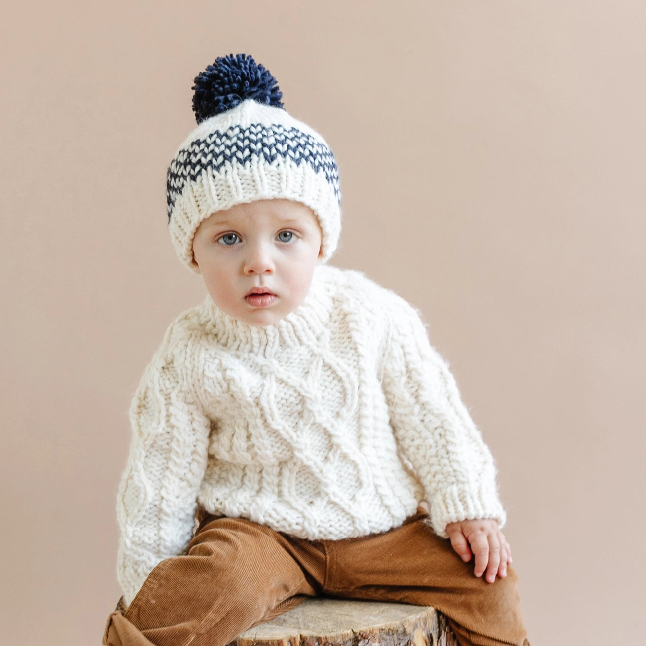 Cream Fisherman Baby & Toddler Sweater