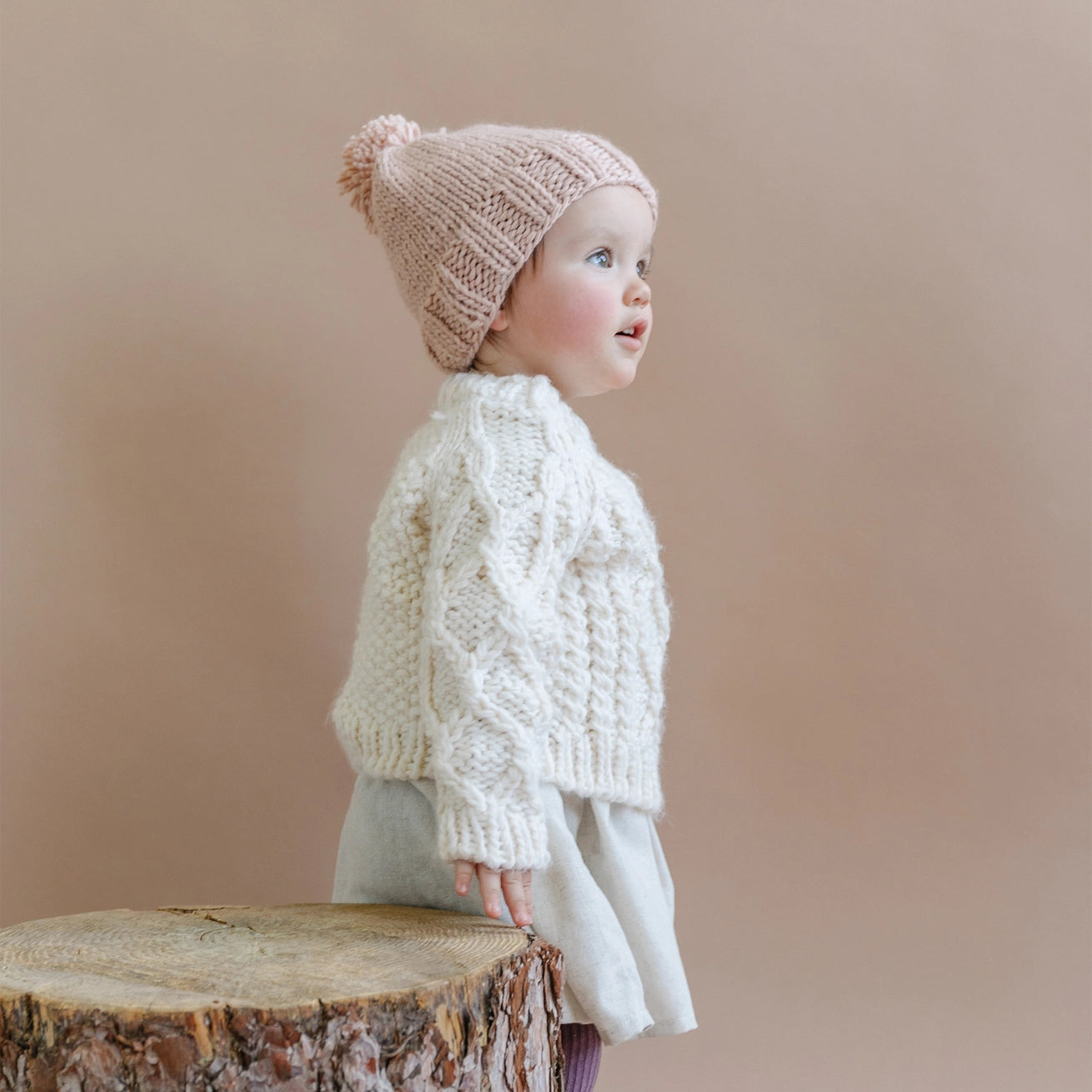 Cream Fisherman Baby & Toddler Sweater