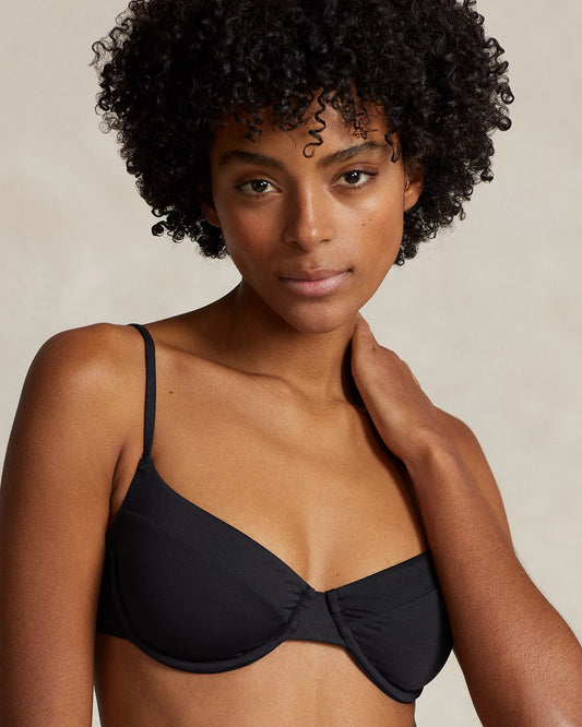 Ralph Lauren Balconette Bikini Top Black