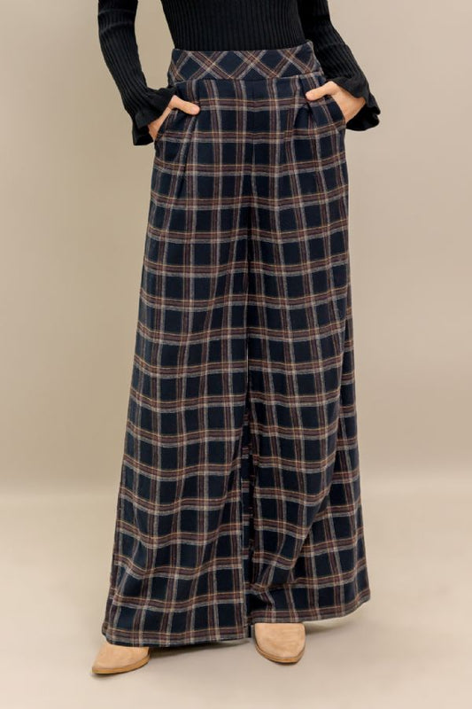 Black Plaid Pants