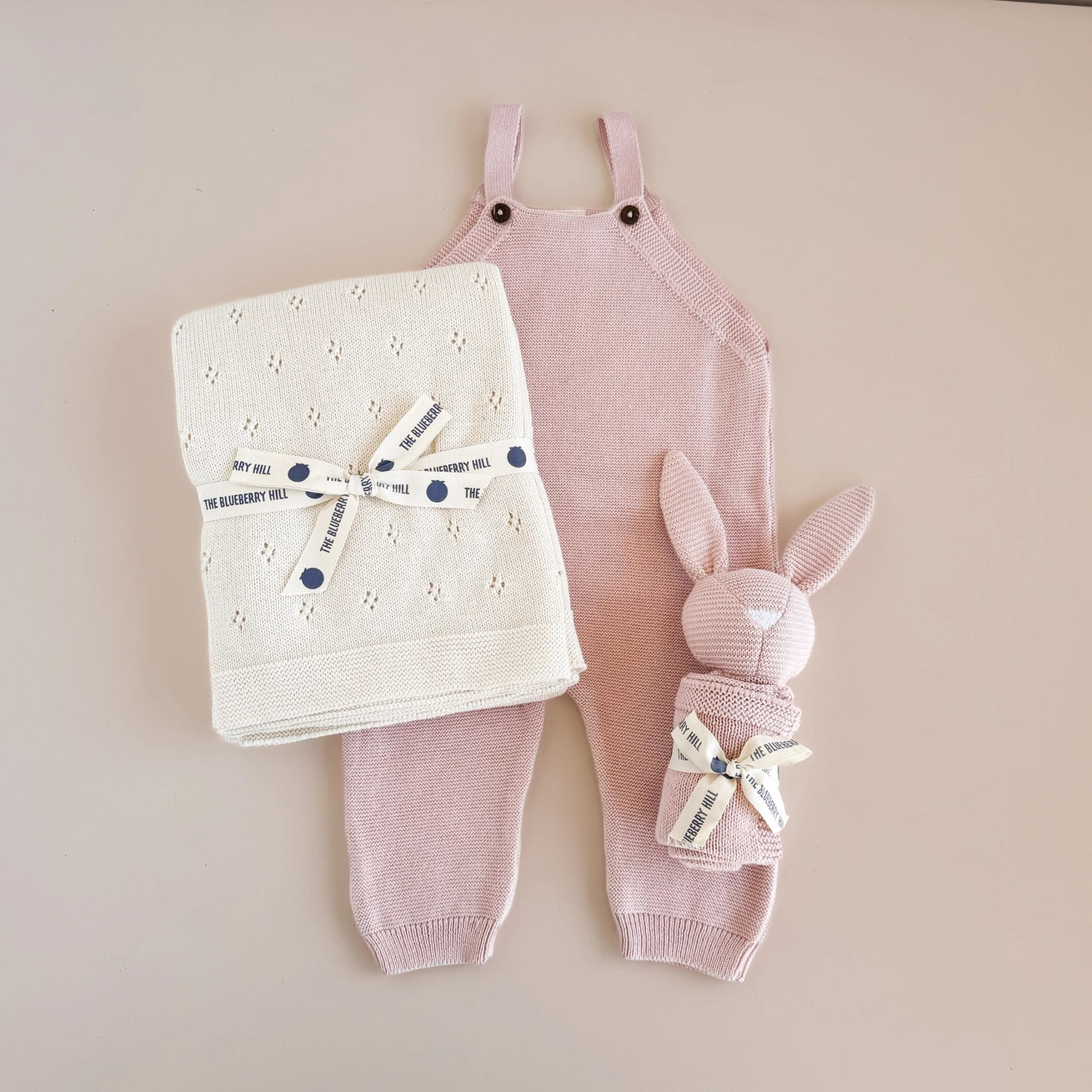 Blush Baby Overalls