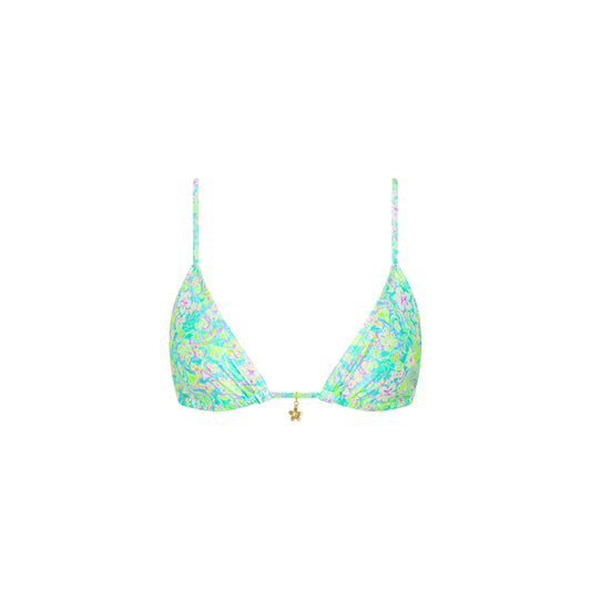 Kulani Kinis Bralette Bikini Top - Hibiscus Fizz