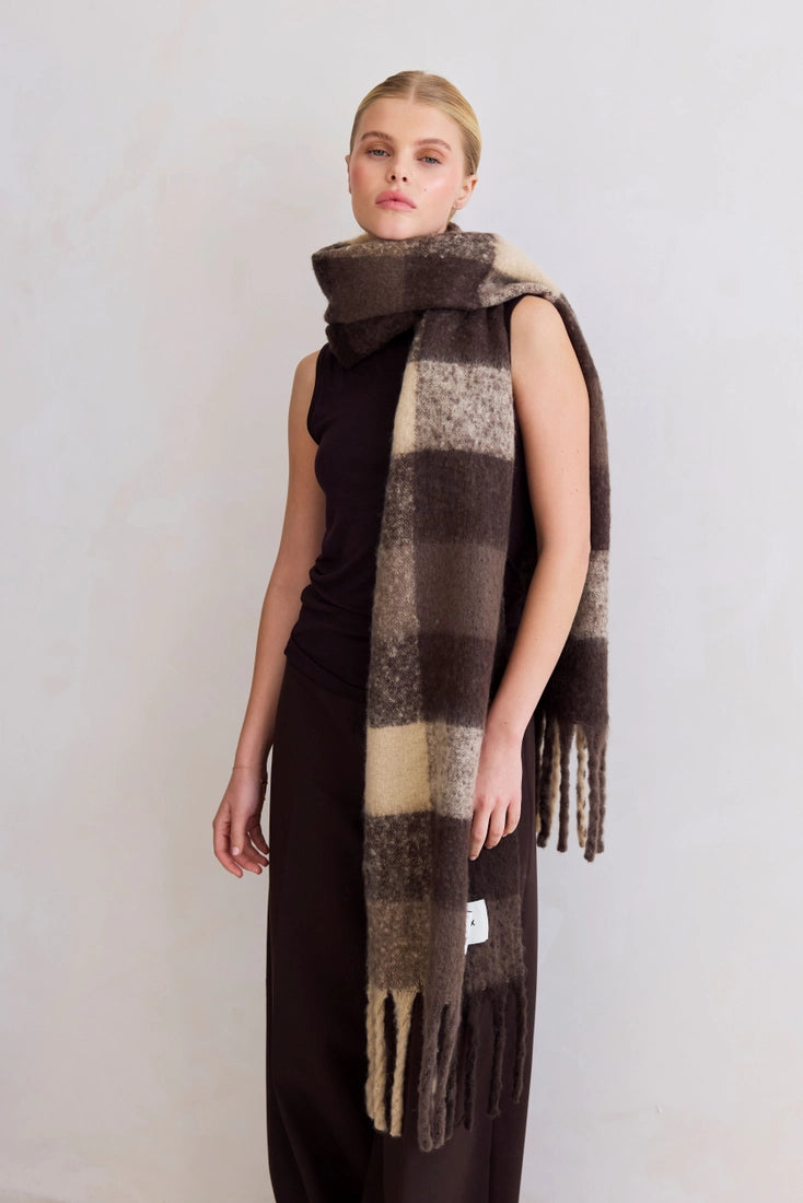 Icelandic Brown Scarf