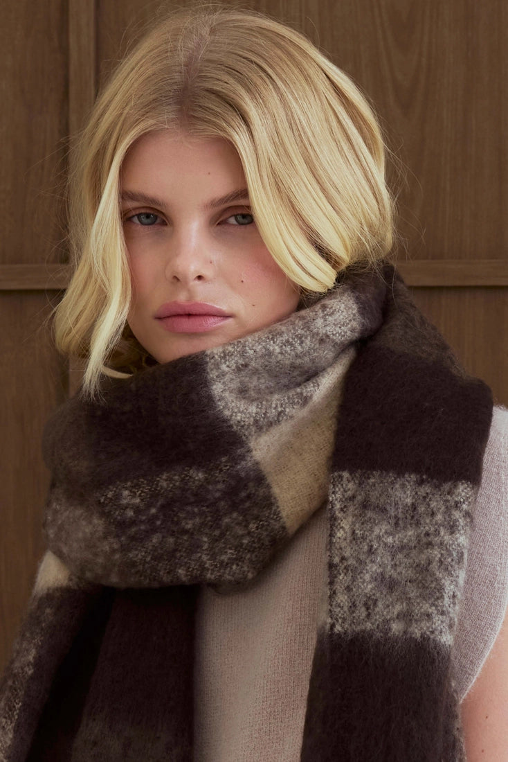 Icelandic Brown Scarf