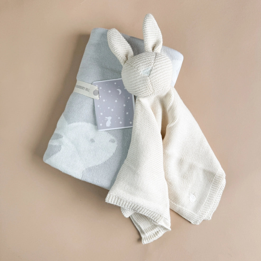 Lovey Bunny Cream Baby Gift Blanket Toy