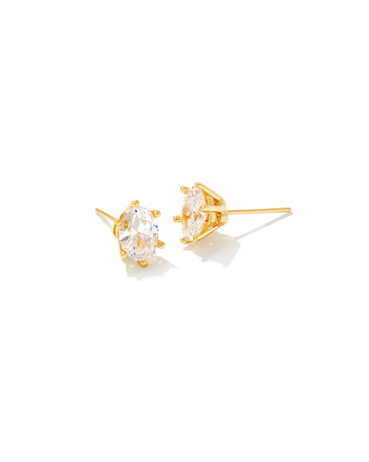 Kendra Scott Cailin Crystal Stud Earring Gold