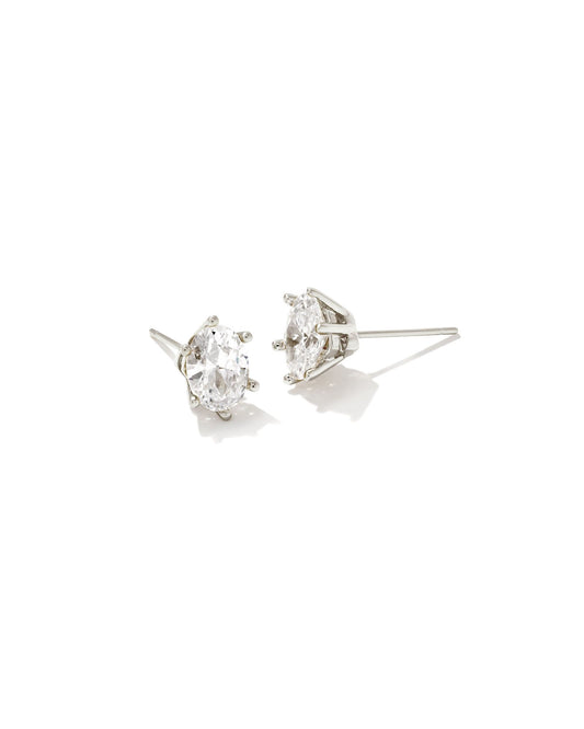 Kendra Scott Cailin Crystal Stud Earring Silver
