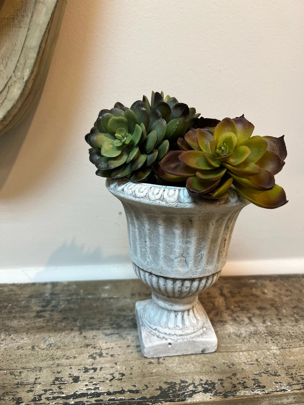 Small Cement Urn Planter