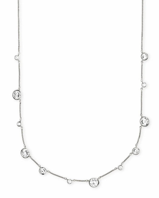 Kendra Scott Clementine Choker Necklace in Silver