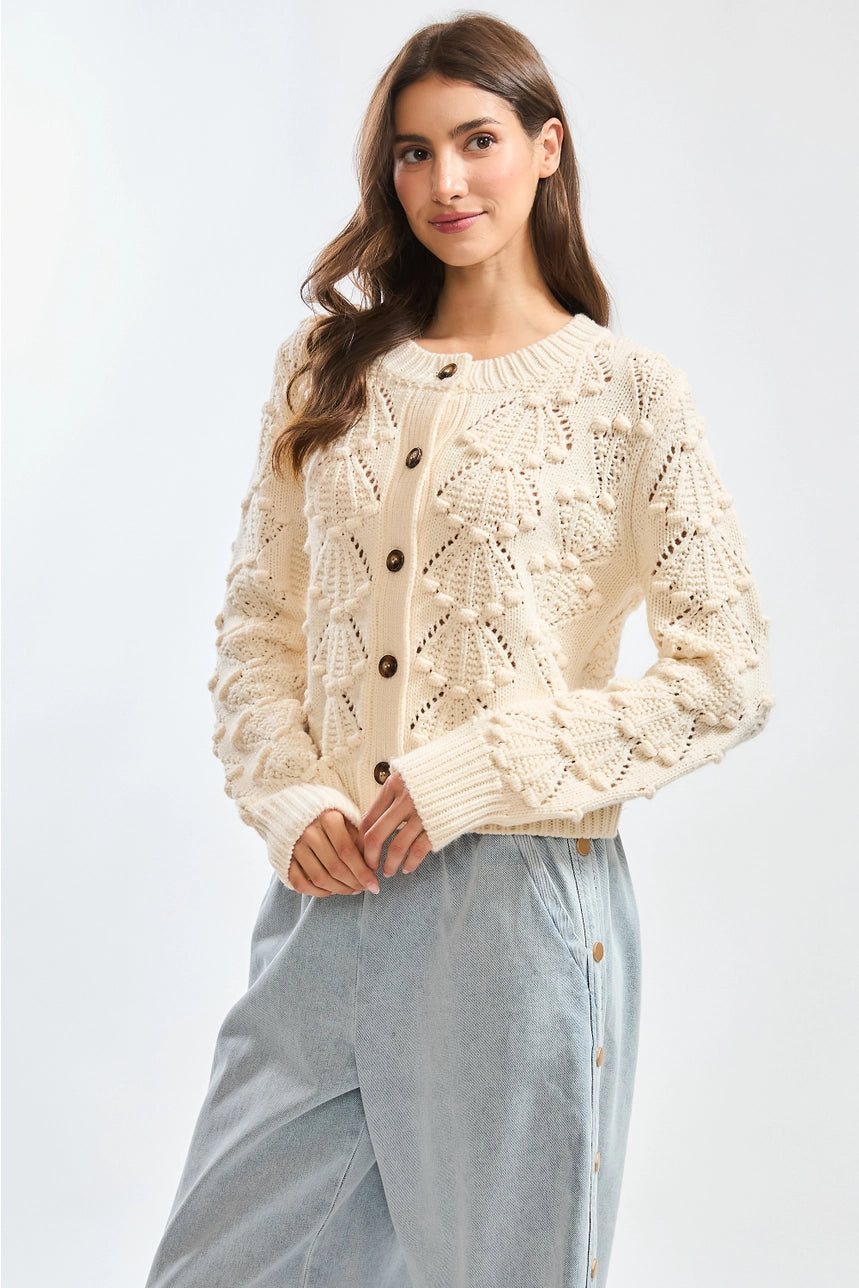 Sea Shell Knit Cardigan