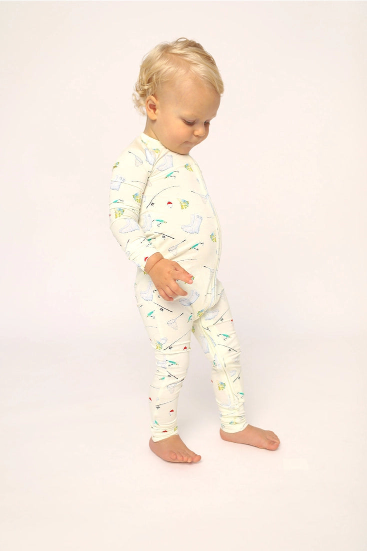 Baby Fishing Double Zipper Bamboo Sleeper