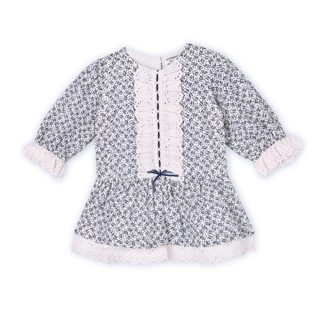 Vintage Floral & Lace Baby Bloomers Outfit Set