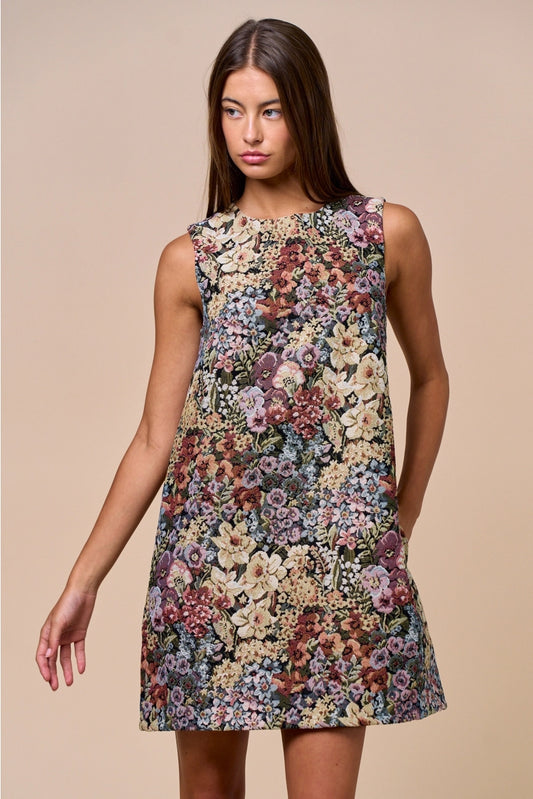 Autumn A Line Mini Dress