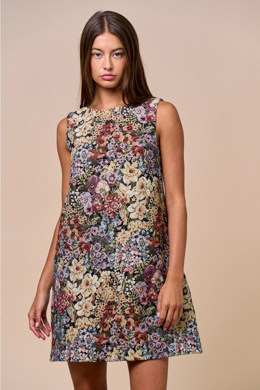 Autumn A Line Mini Dress