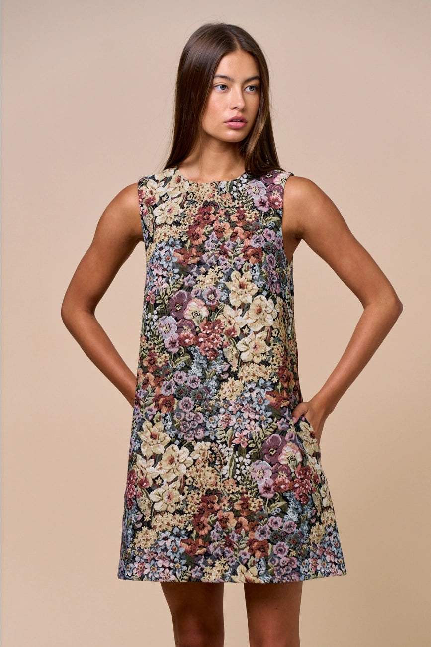 Autumn A Line Mini Dress