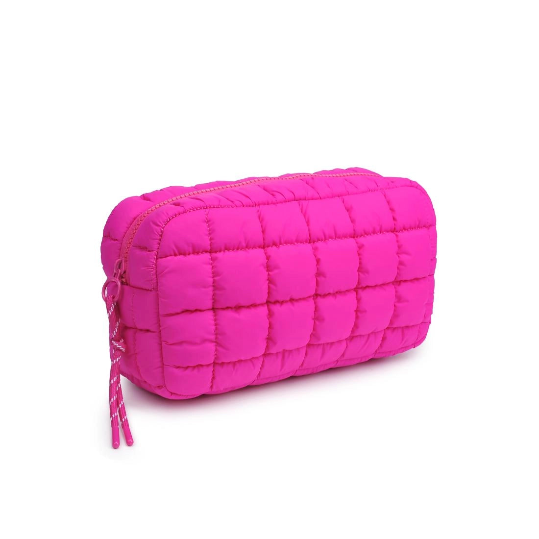 Fuchsia Quilted  Travel Pouch