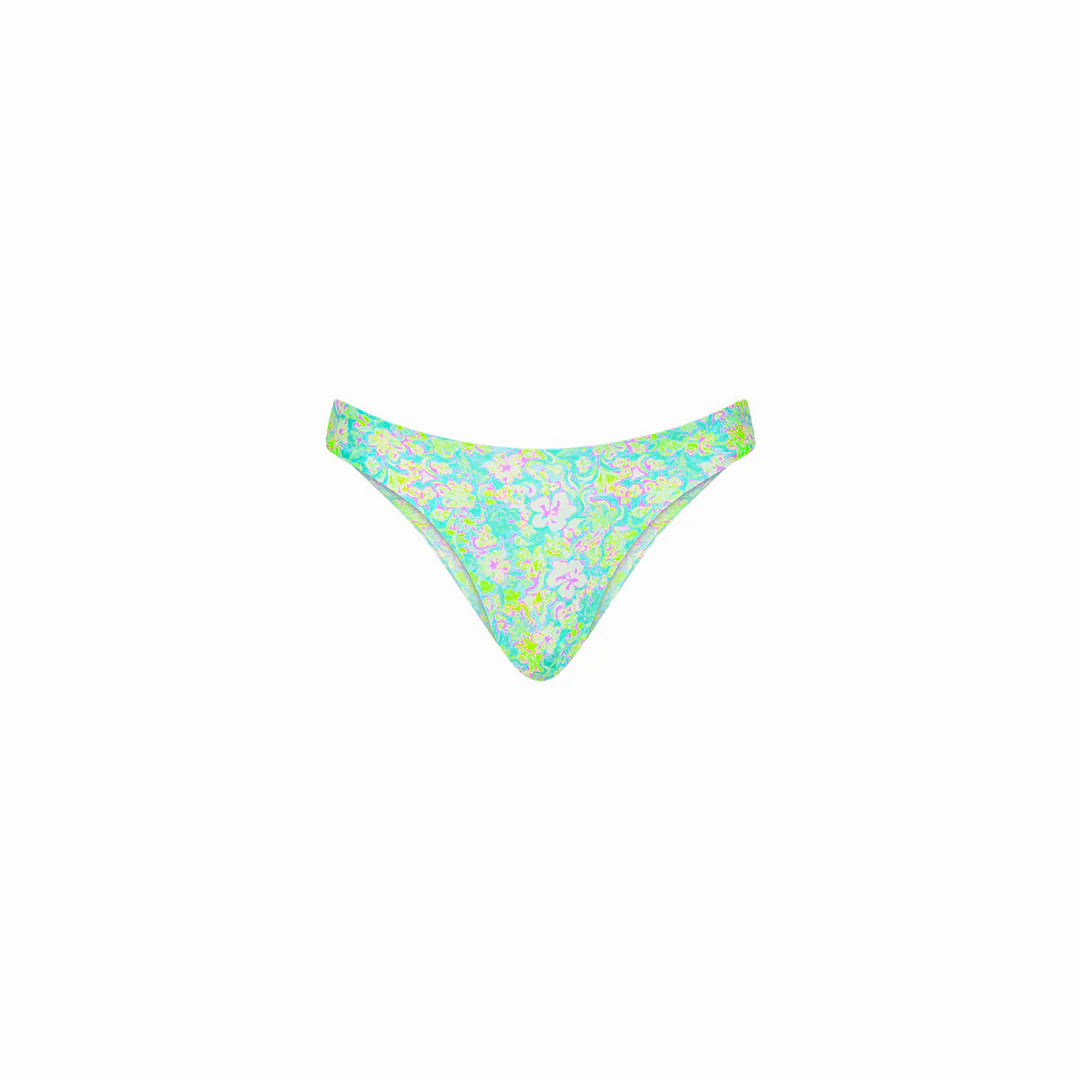 Kulani Kinis Minimal Full Coverage Bikini Bottom Hibiscus Fizz