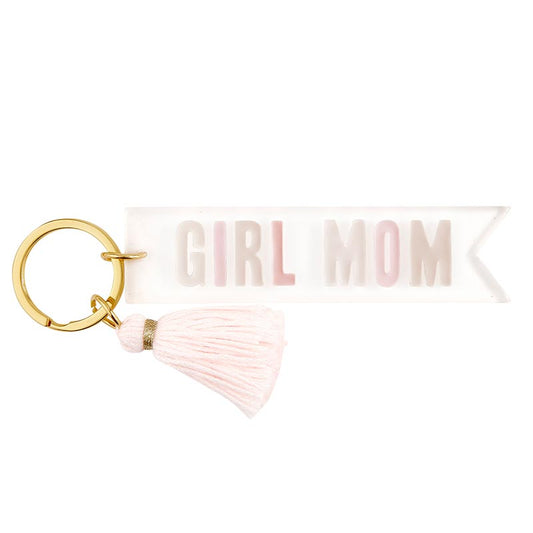 Girl Mom KeyChain
