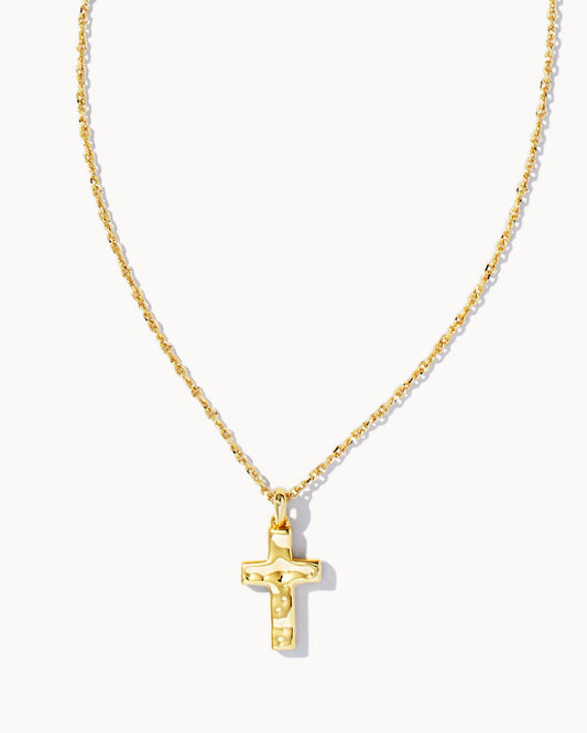 Kendra Scott Gold Cross Pendant Necklace