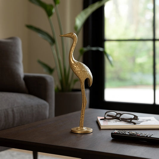 Gold Metal Crane