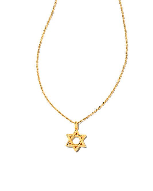 Kendra Scott Scott Gold Star of David Pendant Necklace