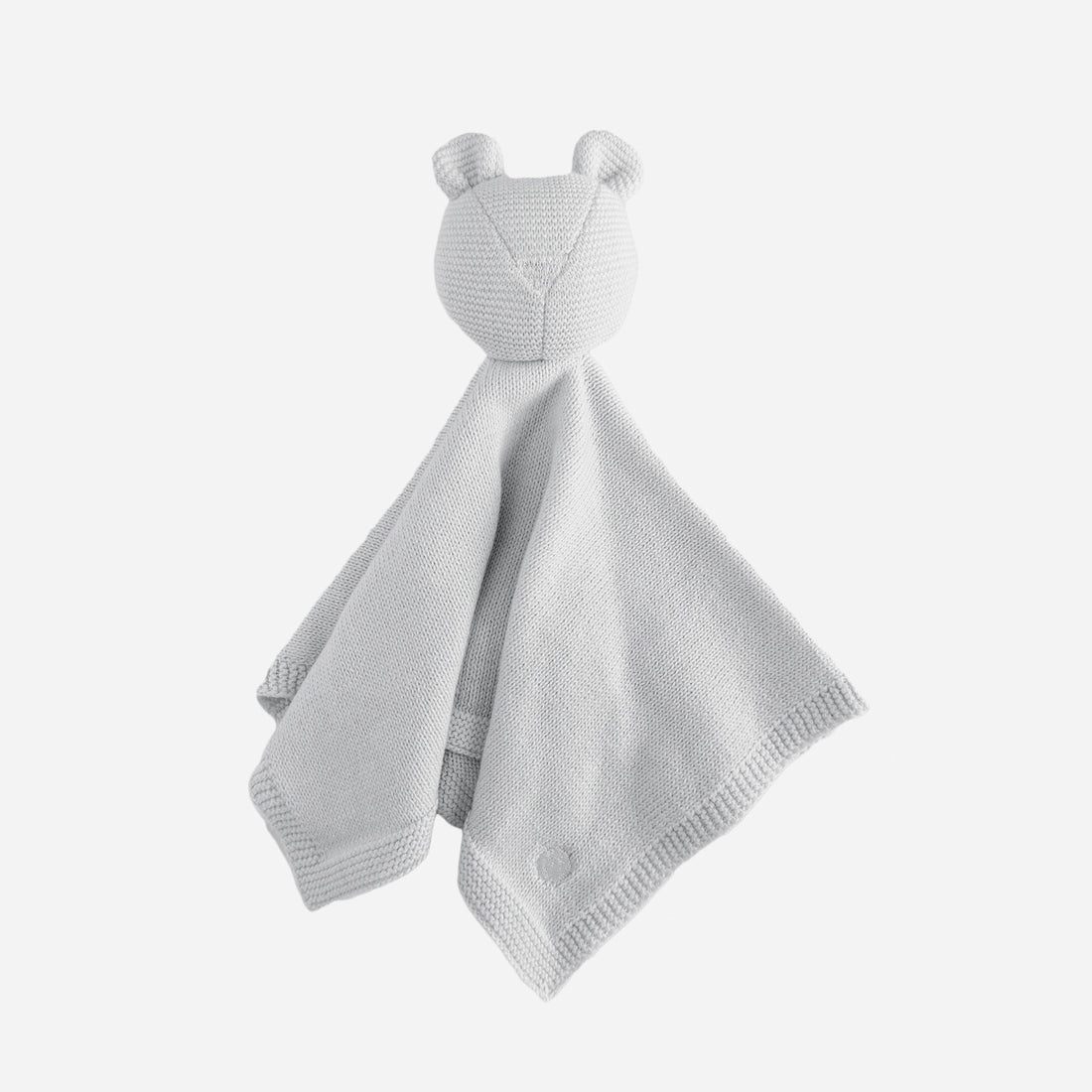 Lovey Bear Grey Organic Cotton Baby Gift Blanket