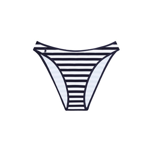 Polo Ralph Lauren High Leg Scoop Bottom Navy/White