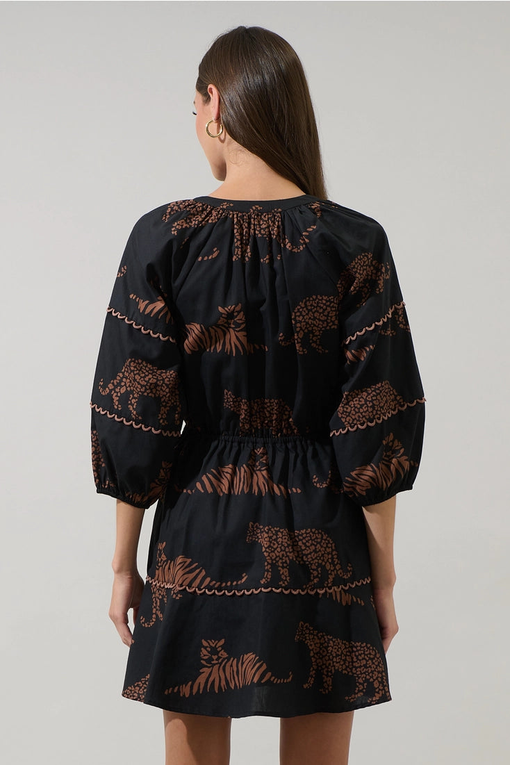 Jungle Cat Mini Dress
