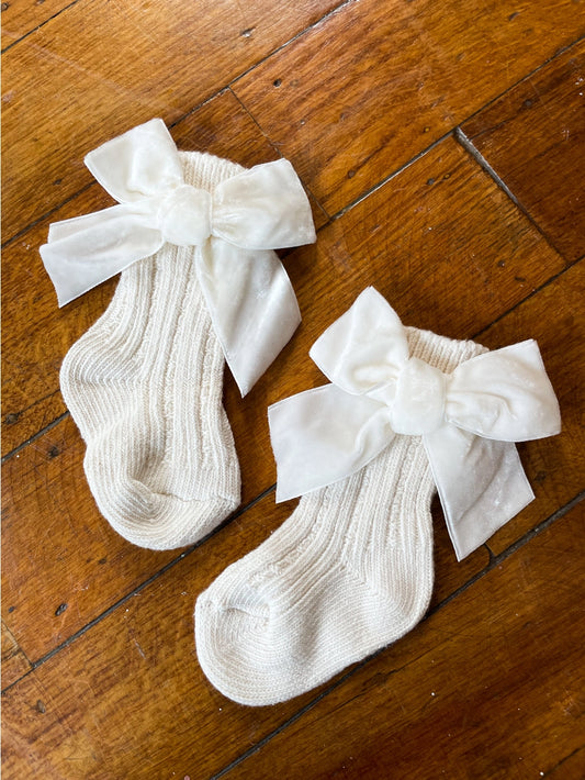 Toddler Bow Socks