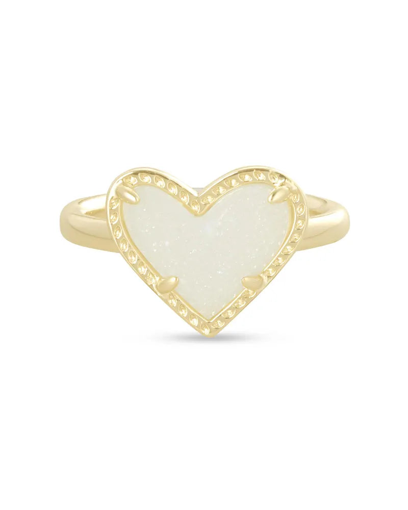 Kendra Scott Ari Heart Band Ring