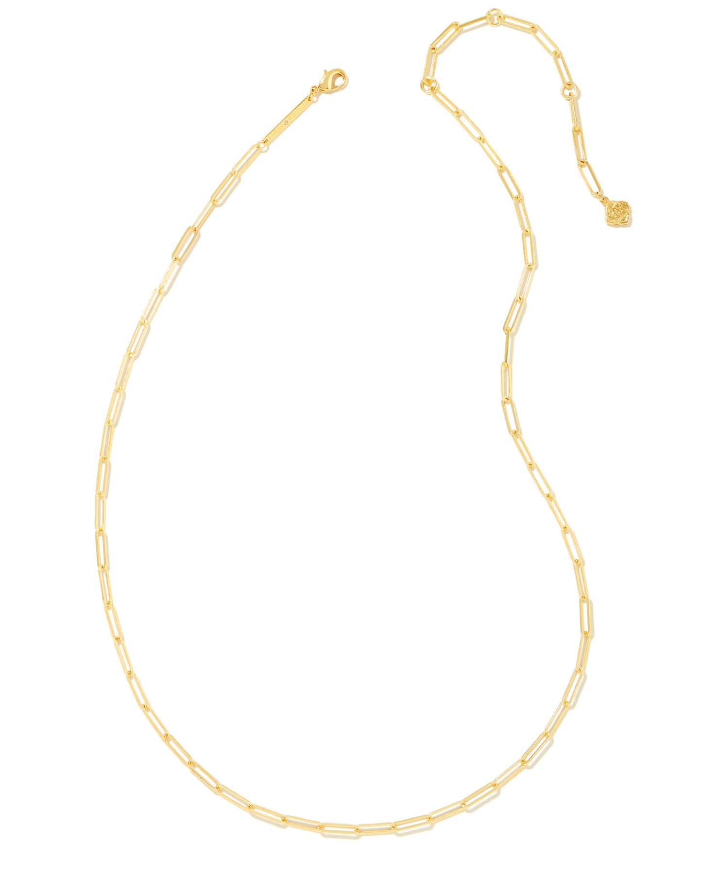 Kendra Scott Courtney Paperclip Necklace in Gold