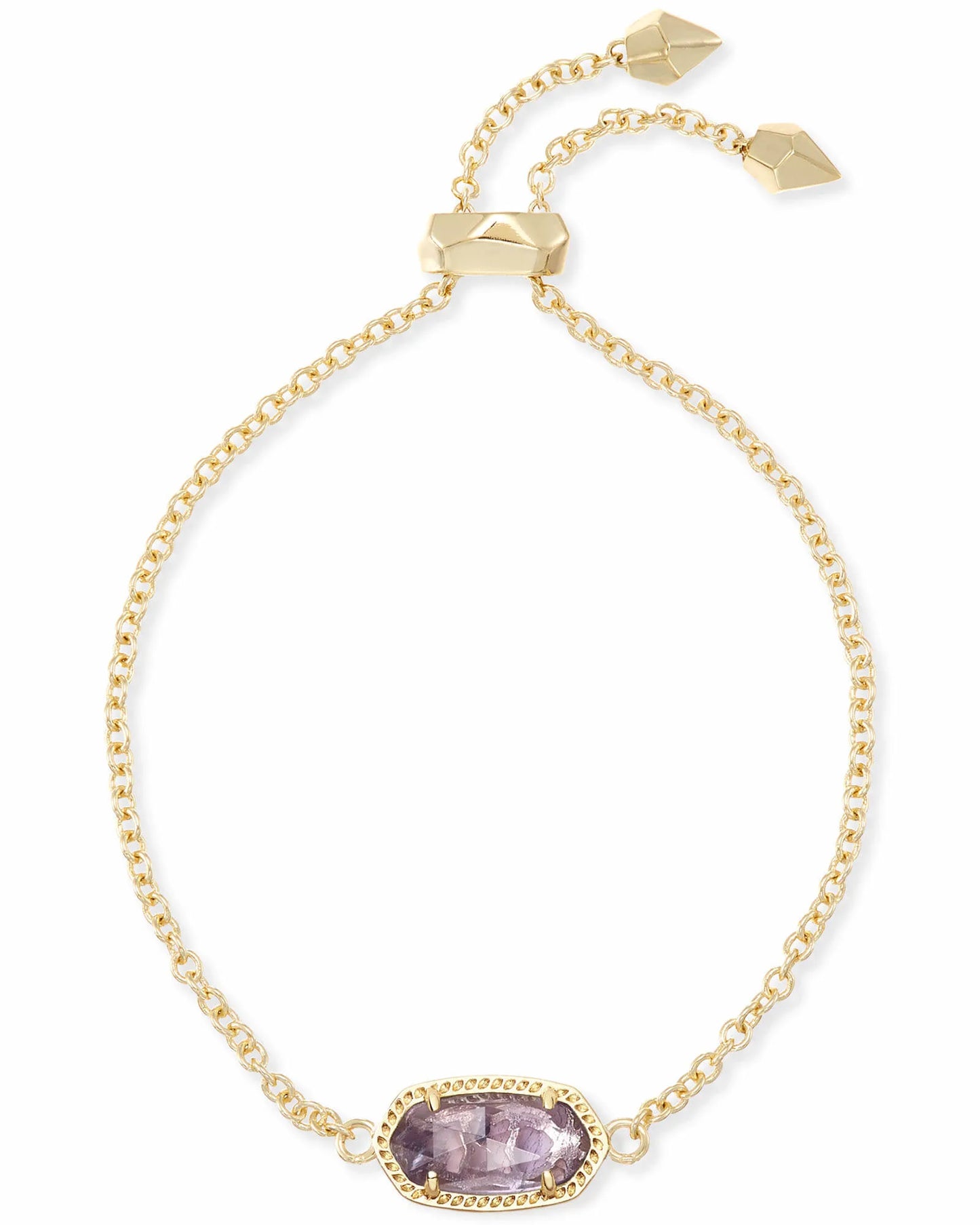 Kendra Scott Elaina Delicate Chain Bracelet in Purple Amethyst