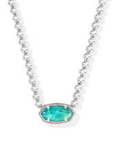 KENDRA SCOTT: BRIGHT AQUA ELISA BEADED NECKLACE main image 1