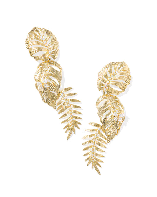 Kendra Scott Gold Kayla Statement Earring