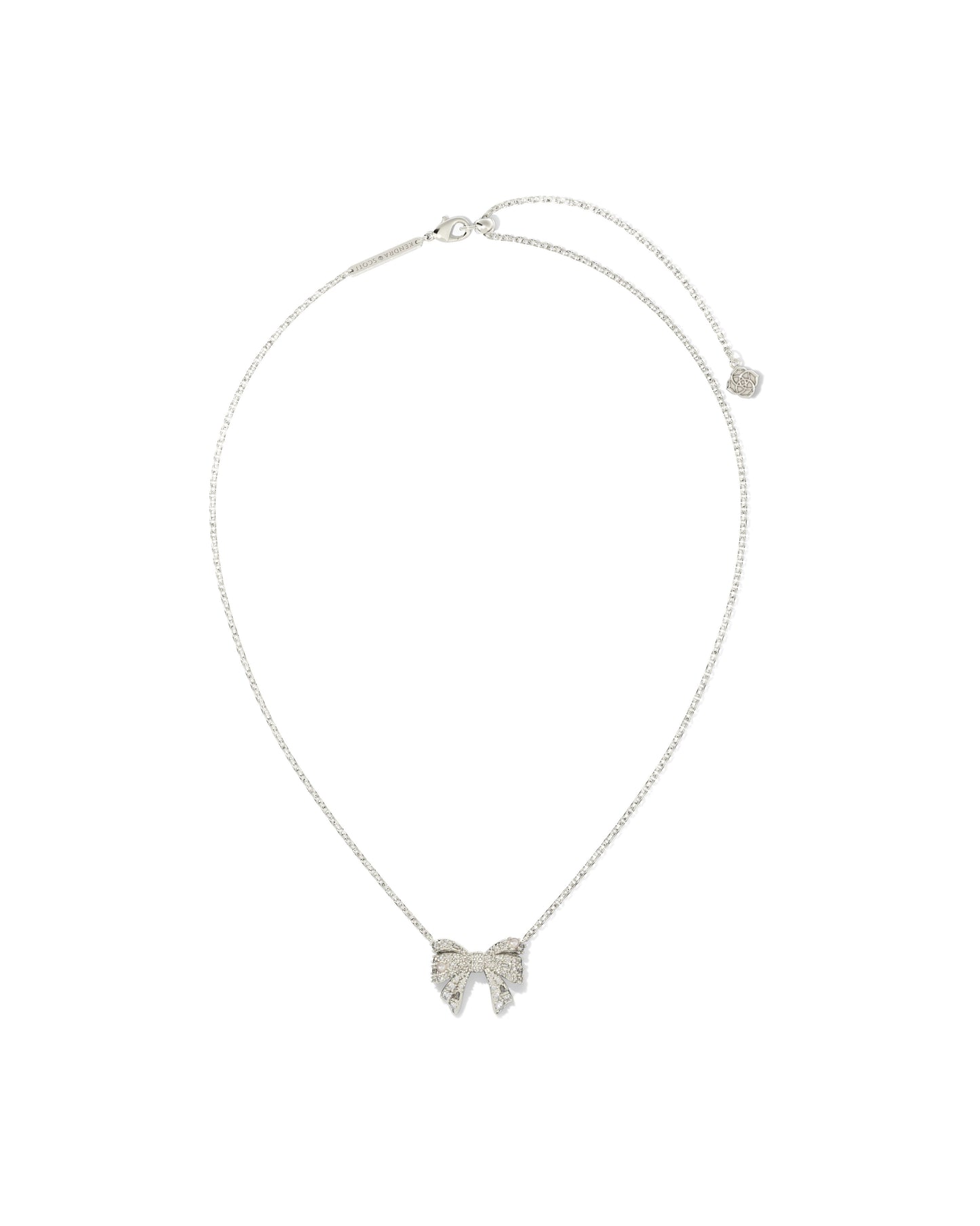 Kendra Scott Krista Bow Short Pendant Necklace