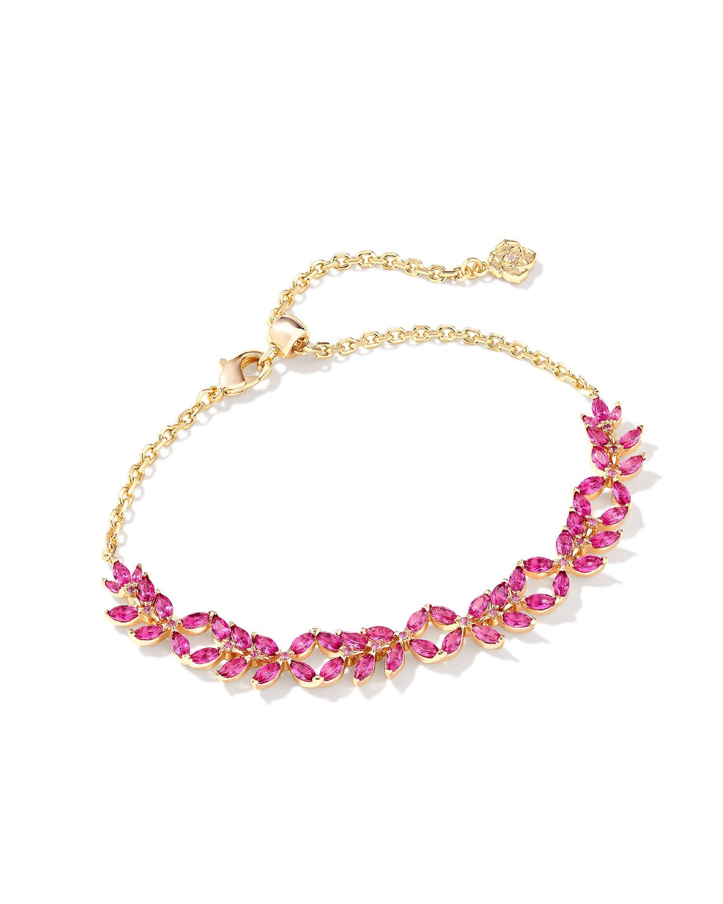 Kendra Scott Rosalie Tennis Bracelet In Pink Crystal