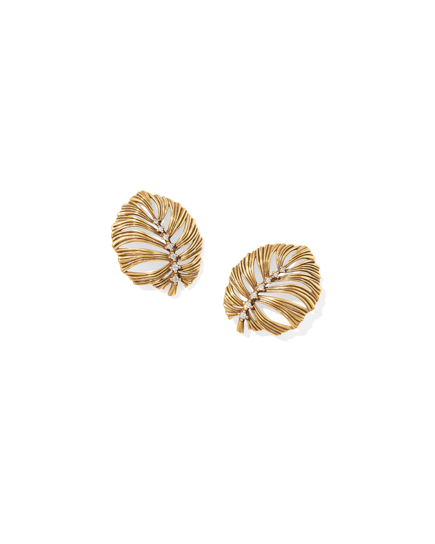 Kendra Scott Vintage Gold Kayla Statement Earring