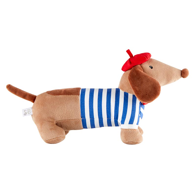 Oui Oui Plush Dauchsund Dog