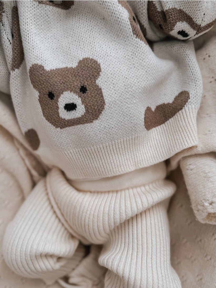 Little Bear Jacquard Sweater