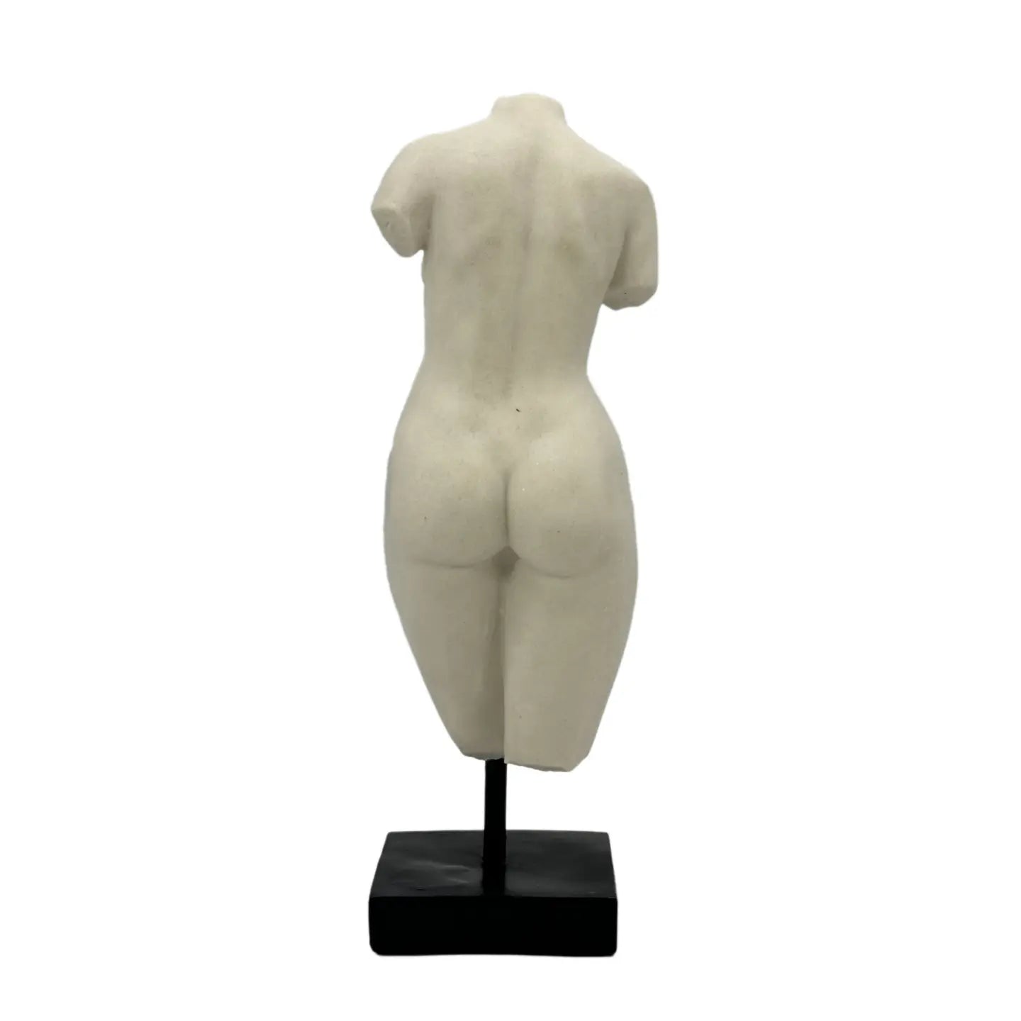 Poly-Marble Venus Torso Bust Greek Tabletop Statue 15"