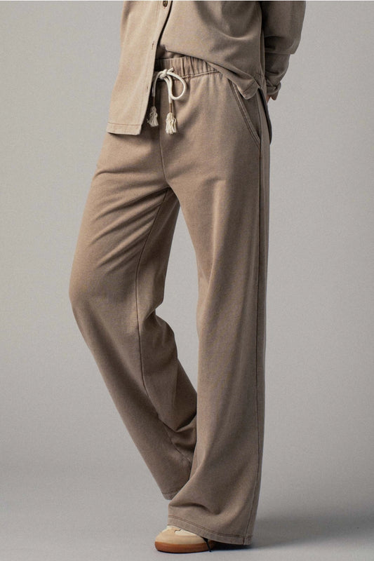 Mocha Drawstring Pants