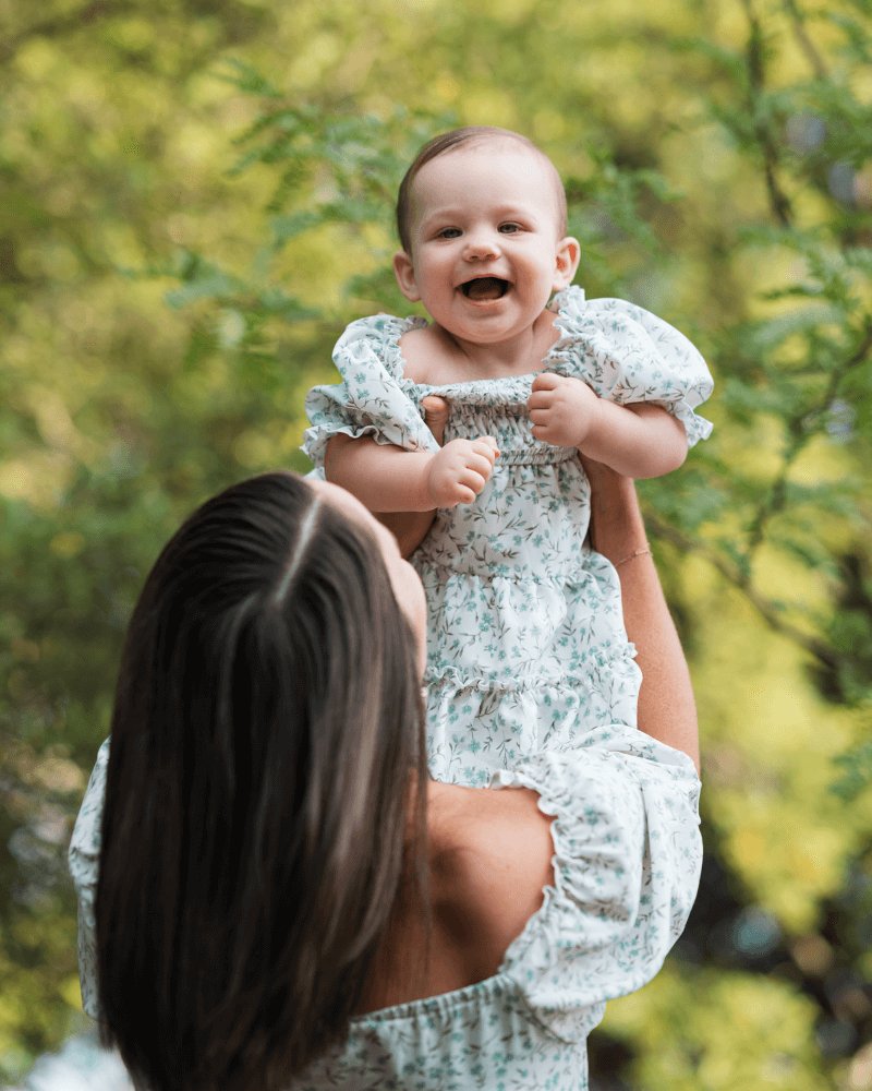 Mommy and Me Floral Sage Katherine Dress